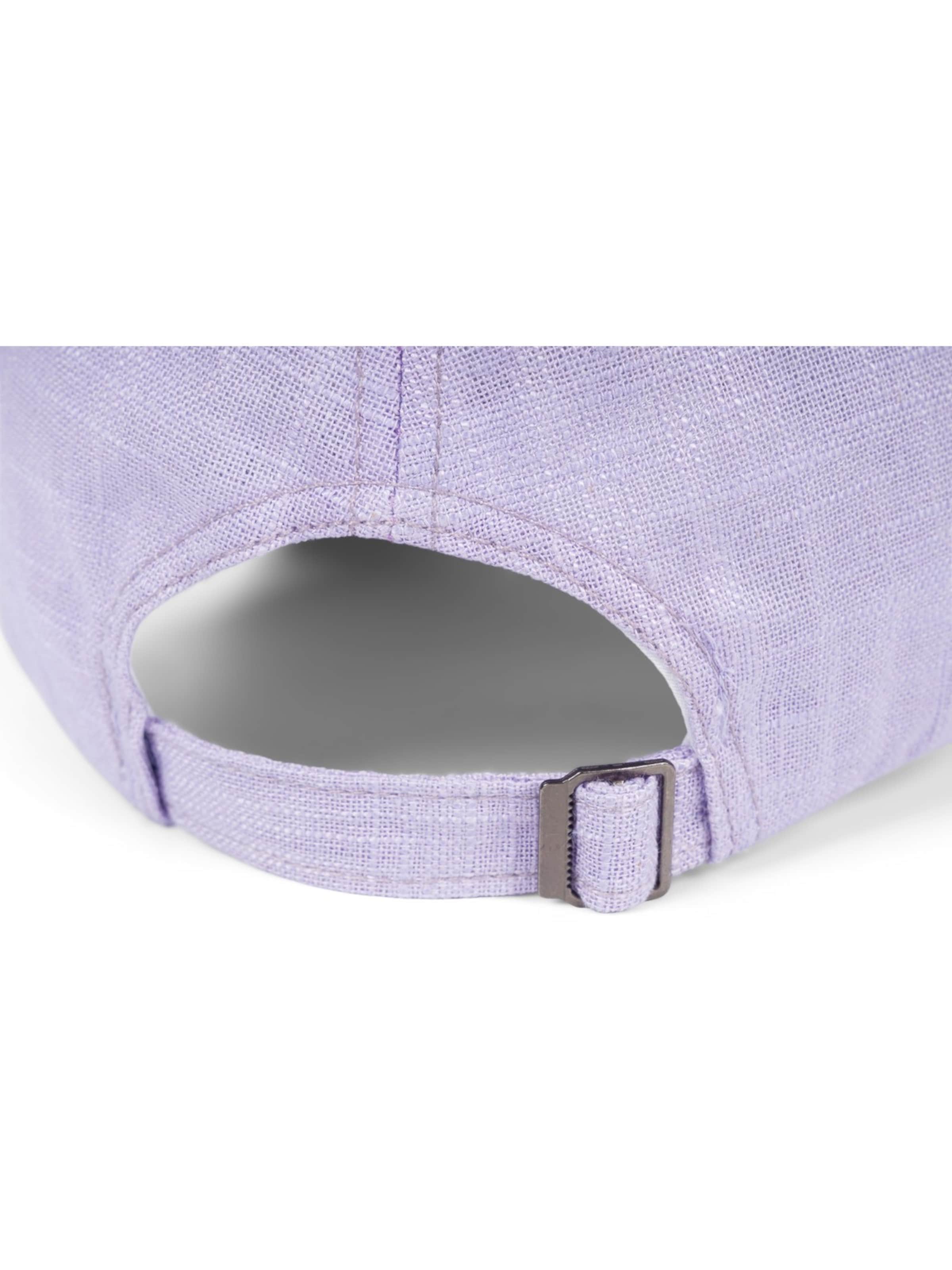 styleBREAKER Cap 'Leinen Baseball Cap' in Purple