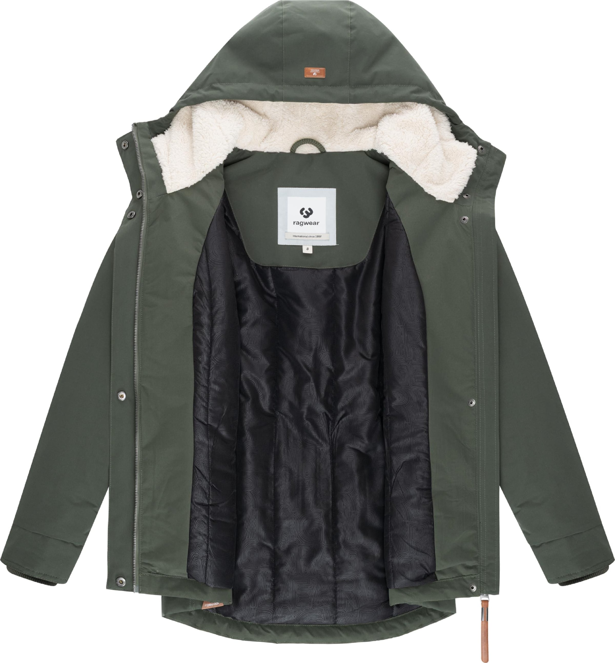 Ragwear Performance Jacket 'Alvena' in Green