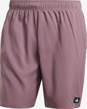 ADIDAS SPORTSWEAR Swimming Trunks 'Solid CLX Classic' in Purple: front