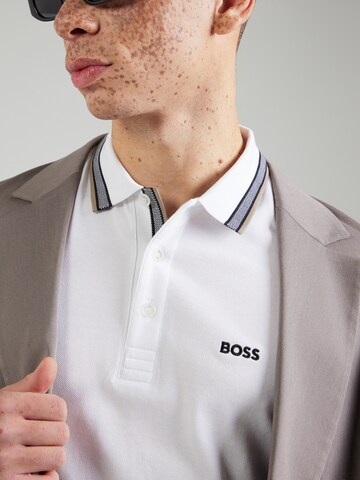 BOSS Тениска 'Paddy' в бяло