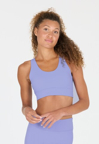 Athlecia Bralette Sports bra 'Gaby' in Purple: front