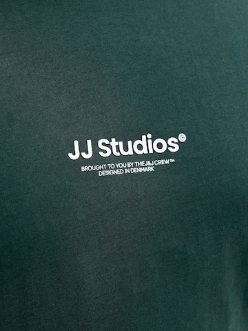 T-Shirt 'JJESoho' Jack & Jones Plus en vert