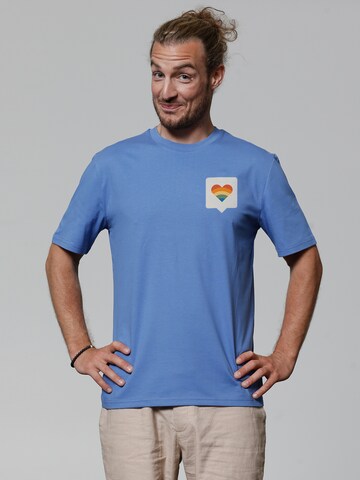 Watapparel Shirt in Blauw: voorkant