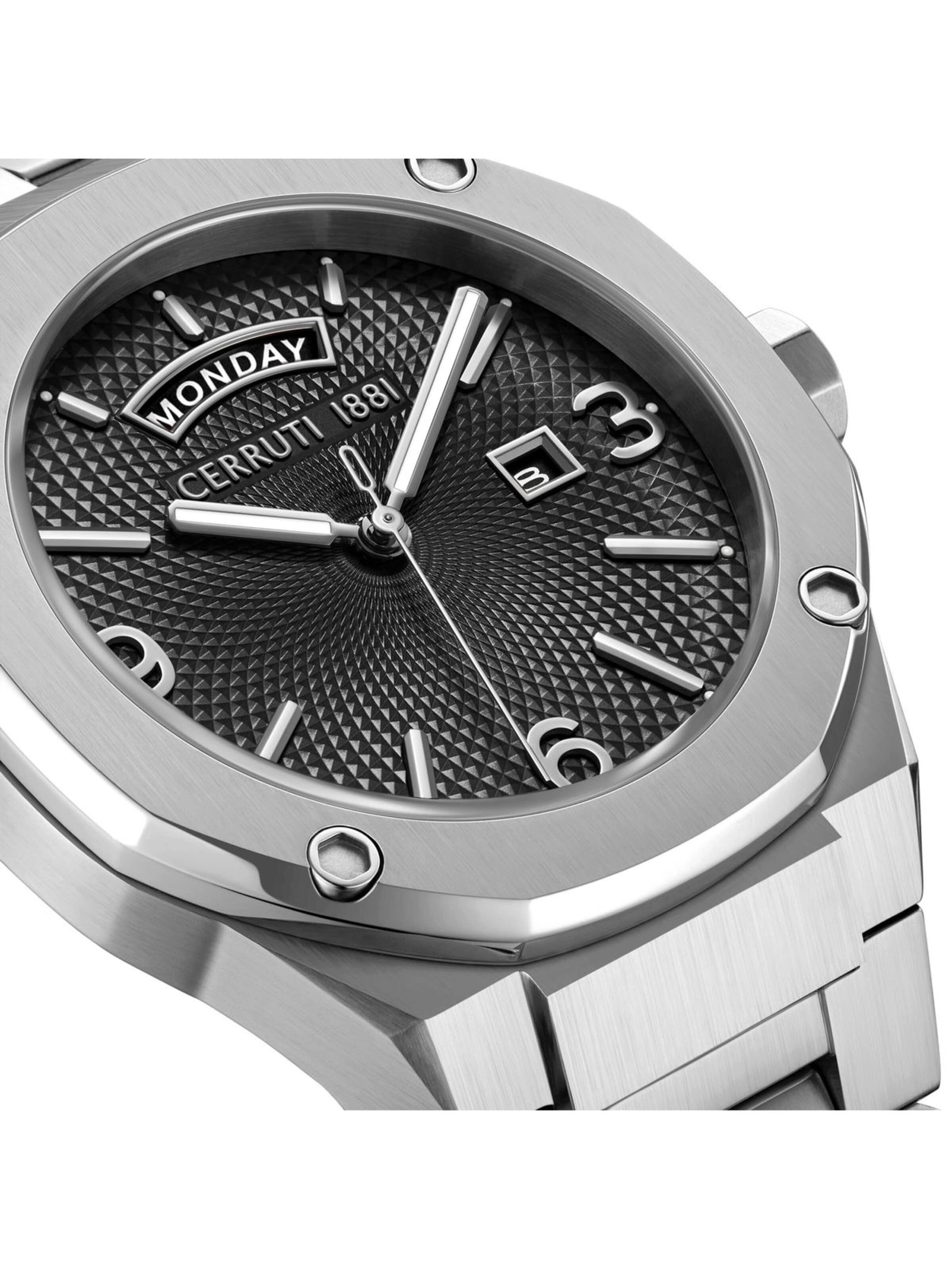 CERRUTI 1881 Analoguhr‌‌‌‌‌‌‌ in Schwarz