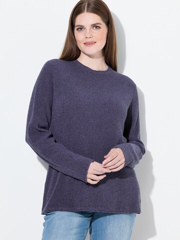 Ulla Popken Sweter w kolorze niebieski: przód