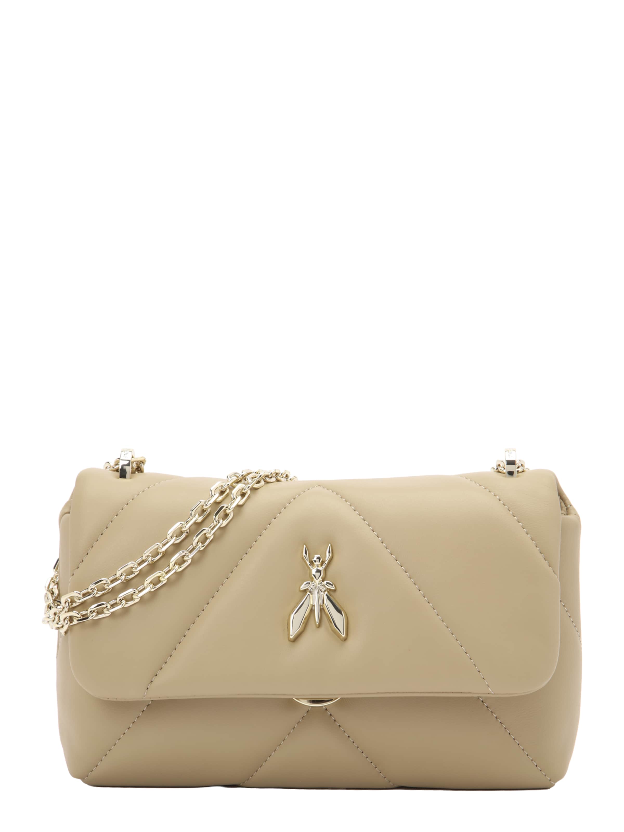PATRIZIA PEPE Crossbody Bag in Beige: front