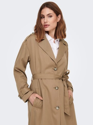 ONLY Between-Seasons Coat 'Line' in Brown