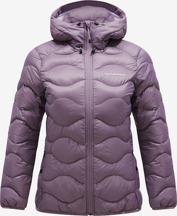 PEAK PERFORMANCE Outdoorjas 'Helium Down' in Lila: voorkant