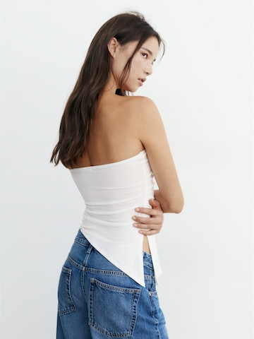 Pull&Bear Top | bela barva: sprednja stran