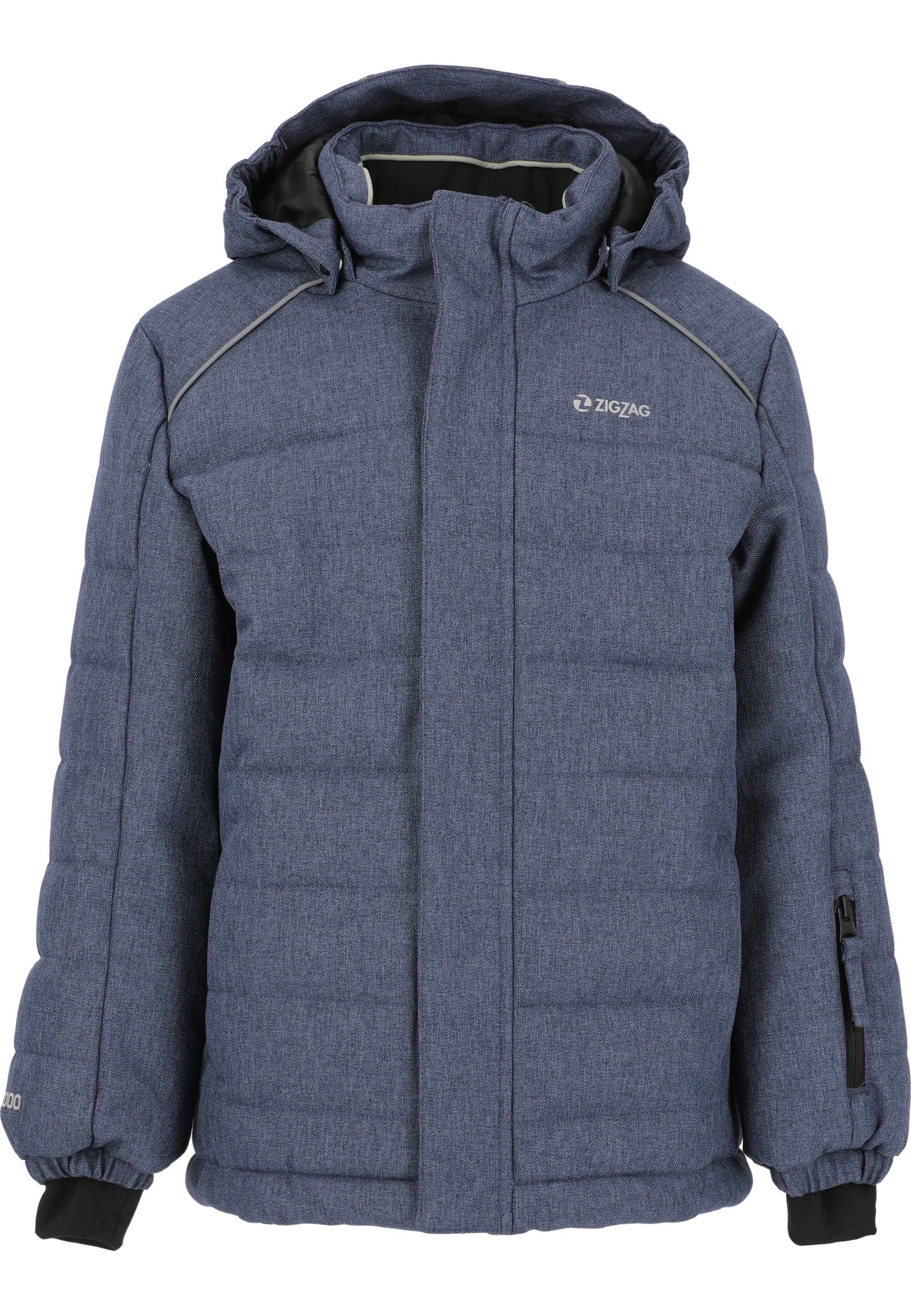 ZigZag Winter jacket 'Nino' in Blue: front