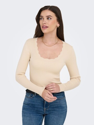 Pullover 'JDYNanna' di JDY in beige: frontale