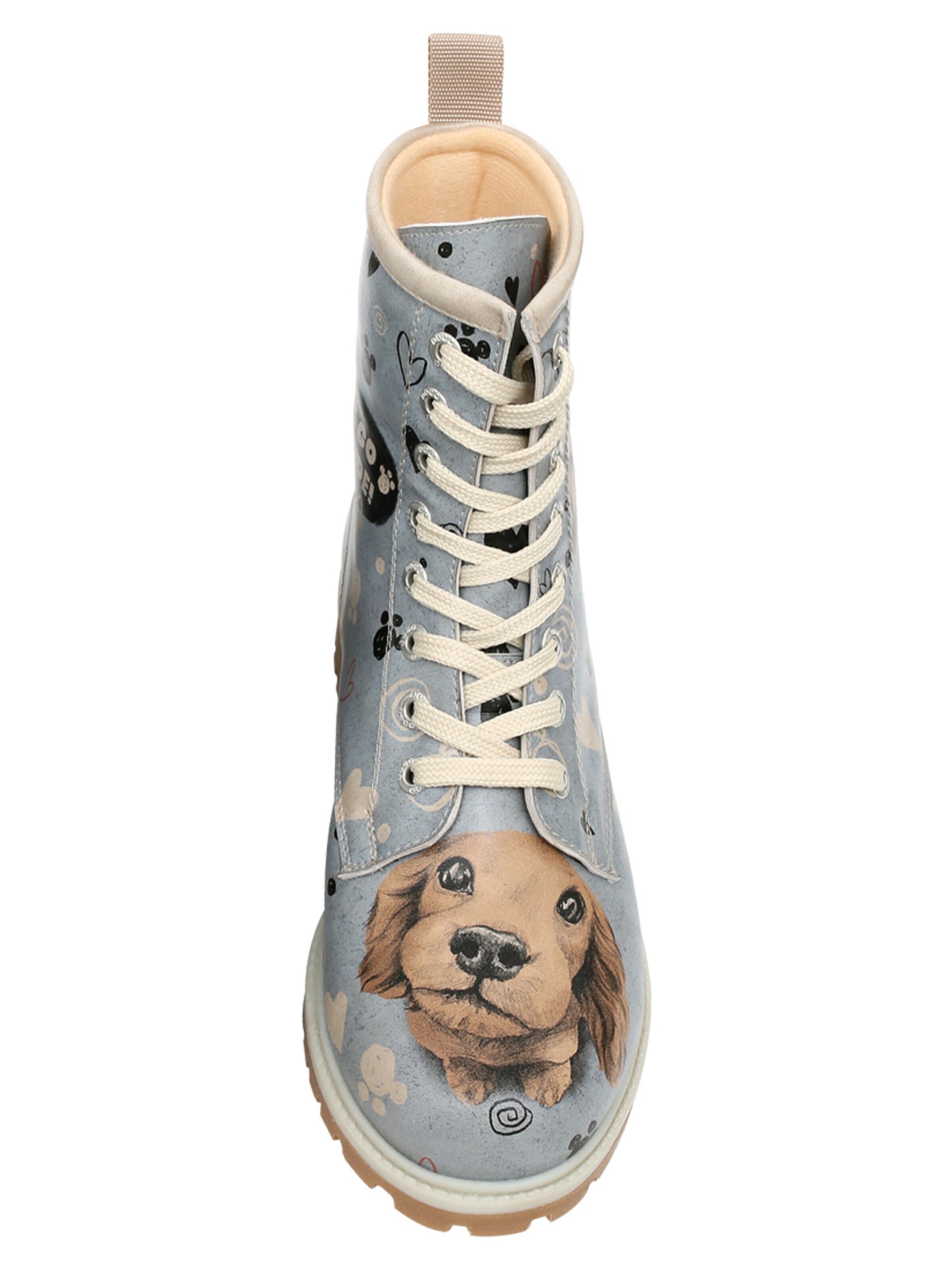 DOGO Lace-Up Ankle Boots in Mixed colors