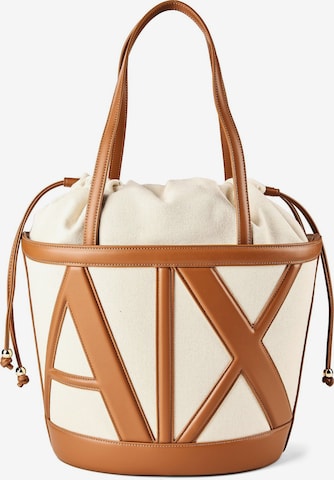 Cabas 'Marisol' ARMANI EXCHANGE en marron : devant