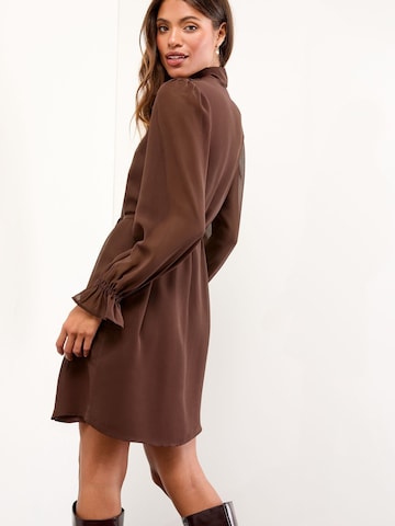 Lipsy Blusenkleid in Braun