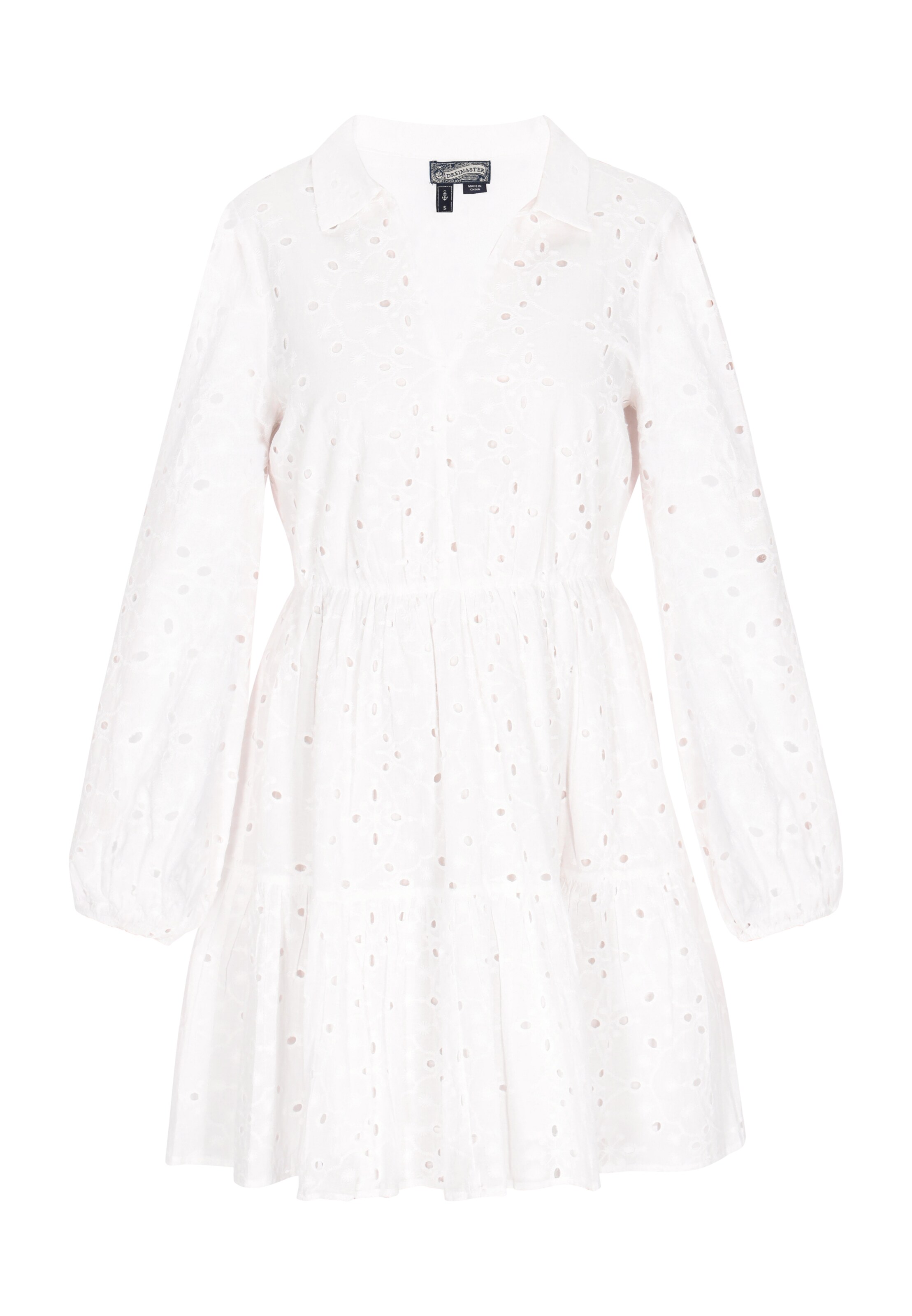 DreiMaster Vintage Φόρεμα σε λευκό: μπροστά