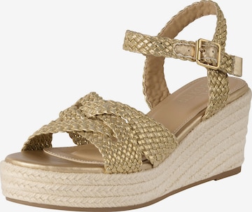 BULLBOXER Sandals in Gold: front