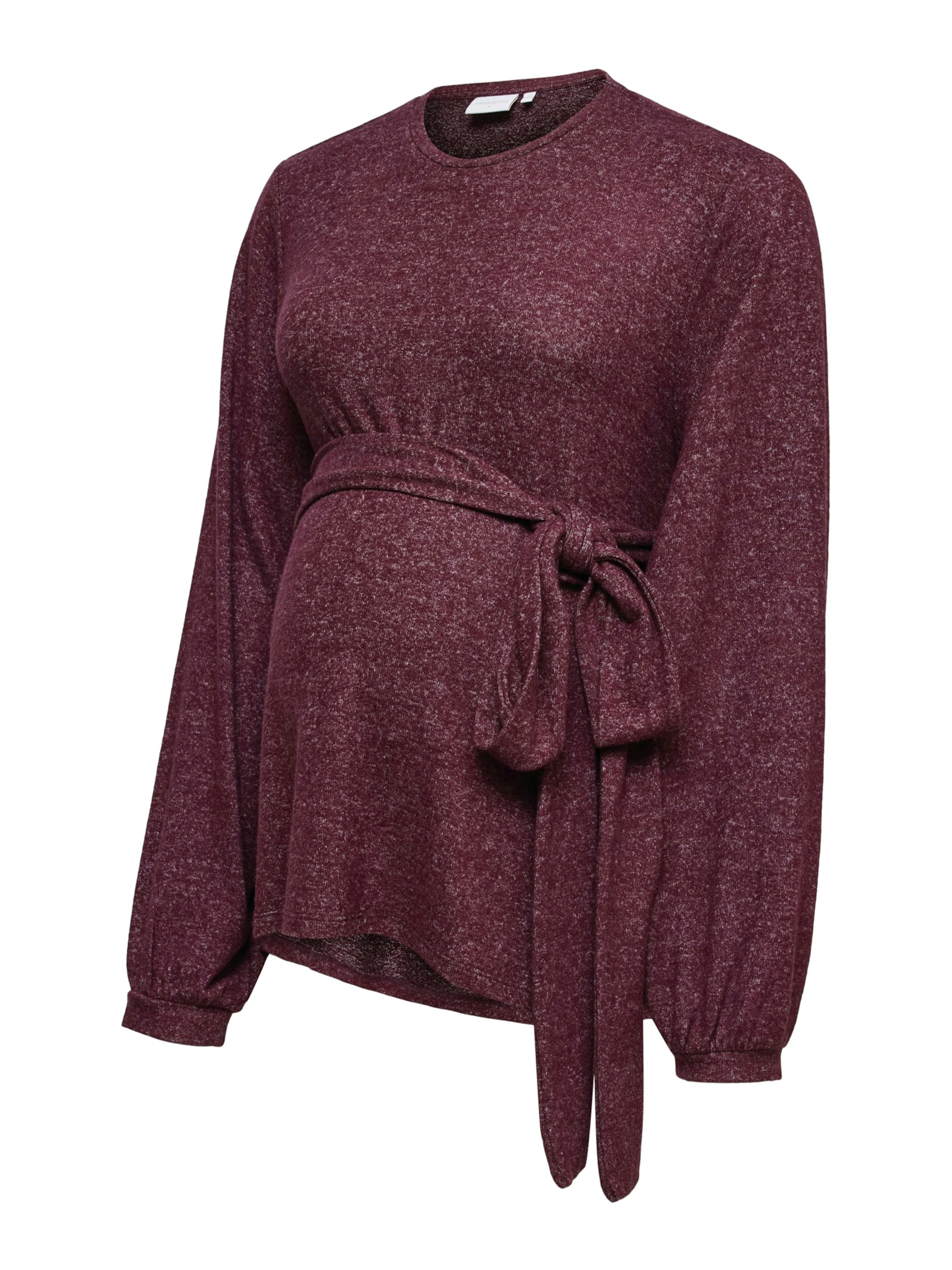 MAMALICIOUS Shirt 'MLAlice Vita' in weinrot, Produktansicht