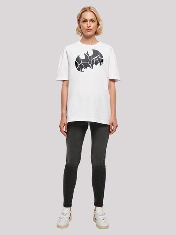 T-shirt oversize 'Batman' F4NT4STIC en blanc