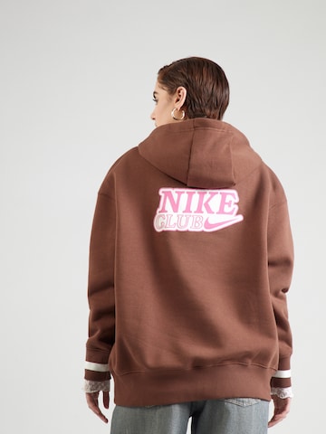 Bluză de molton 'PHNX FLC' de la Nike Sportswear pe maro: față