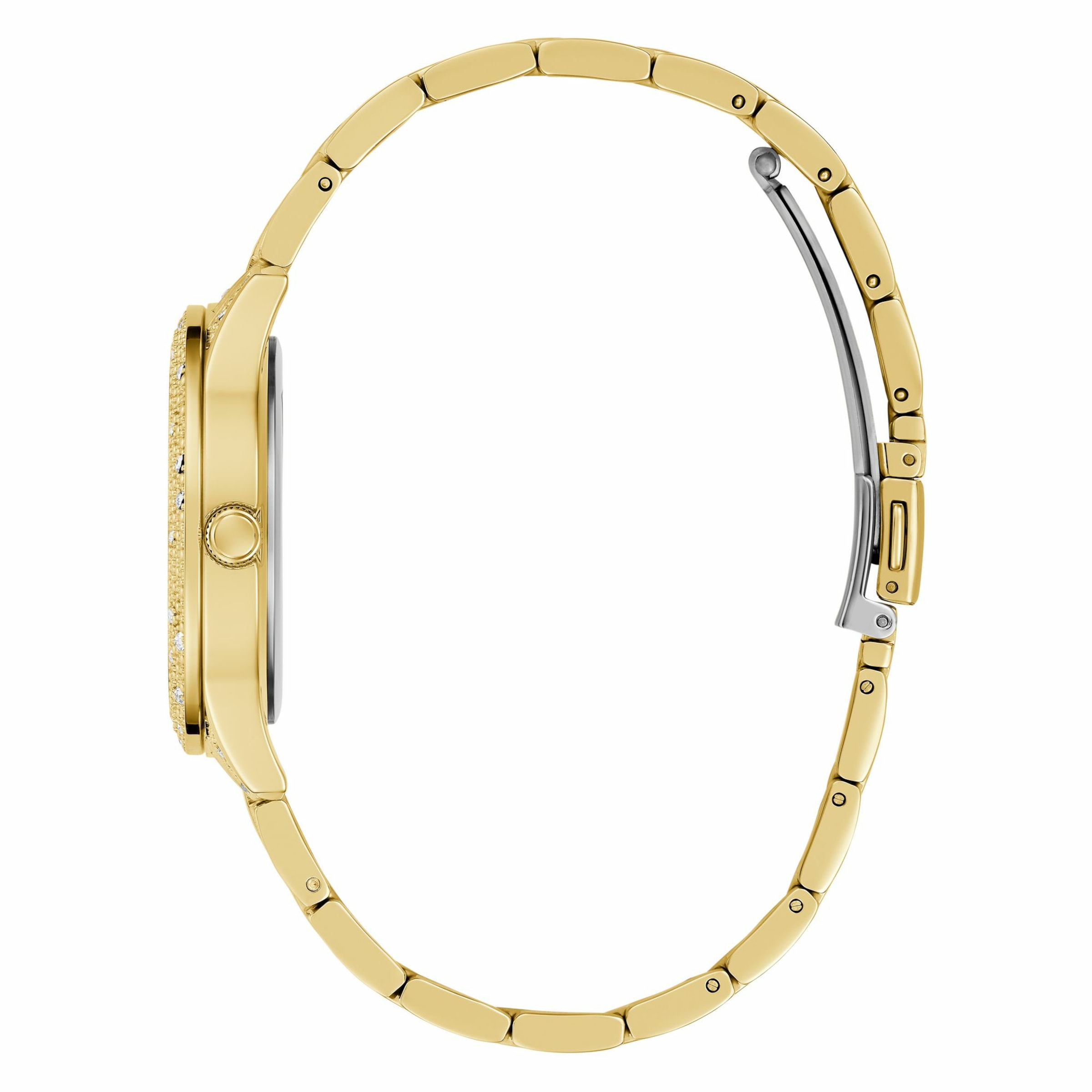 GUESS Analogové hodinky – zlatá