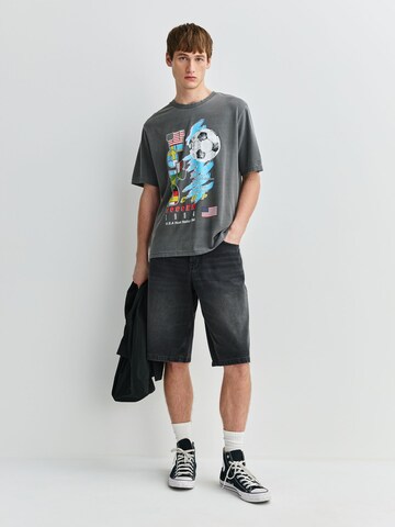 Next Shirt 'Football World Cup' in Grey