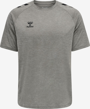 T-Shirt fonctionnel Hummel en gris : devant