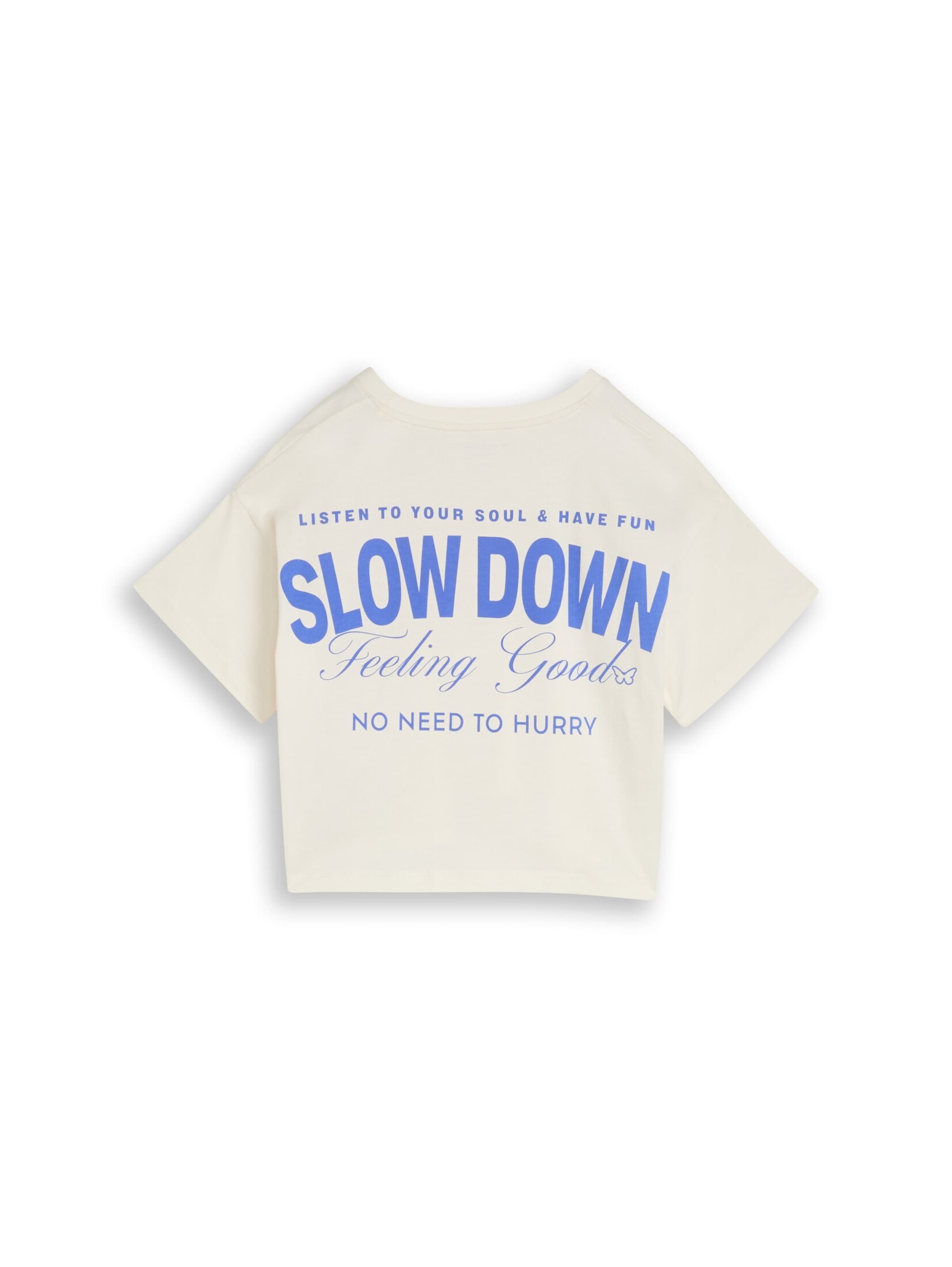 TOM TAILOR Shirt in Wit: voorkant