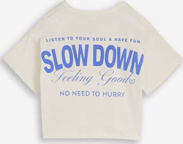 TOM TAILOR Shirt in Wit: voorkant