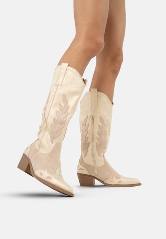 Salinyang Cowboylaarzen in Goud