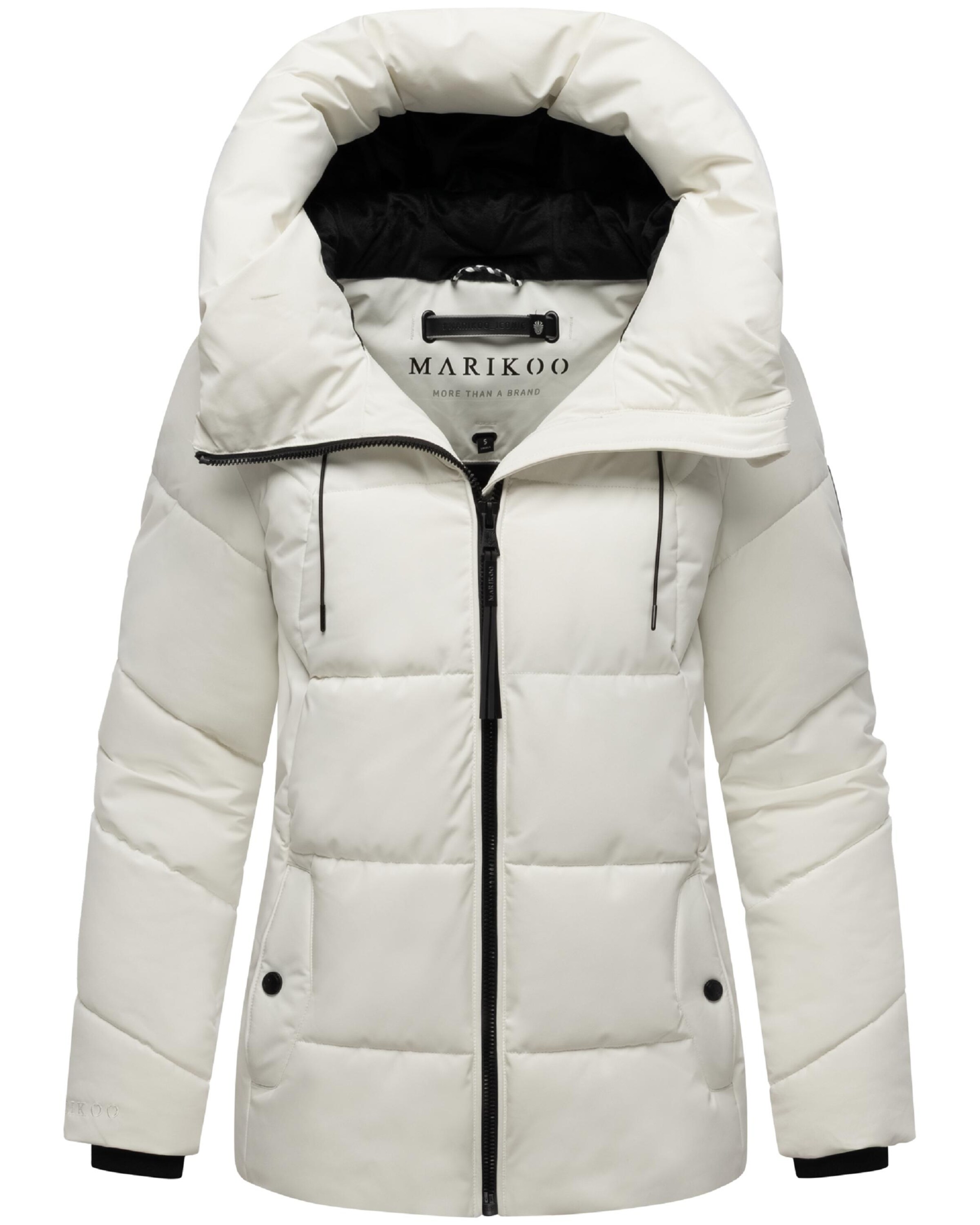 MARIKOO Vinterjacka 'Kuscheltatze XVI' i vit
