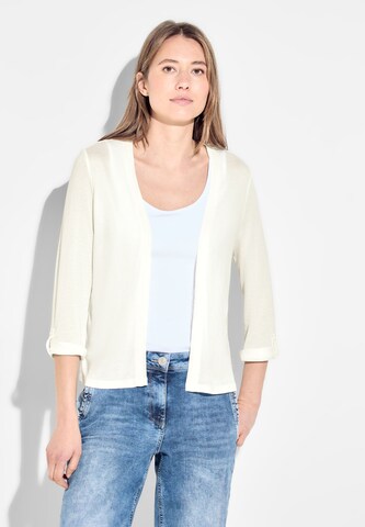 CECIL Knit Cardigan in Beige: front