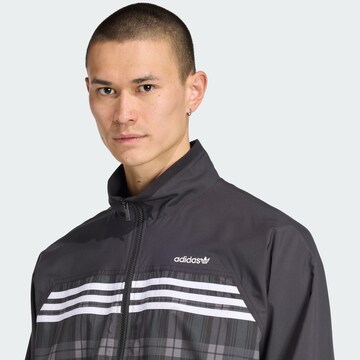 Veste mi-saison 'Tartan' ADIDAS ORIGINALS en noir