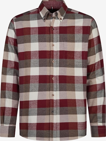Coupe regular Chemise HECHTER PARIS en mélange de couleurs : devant