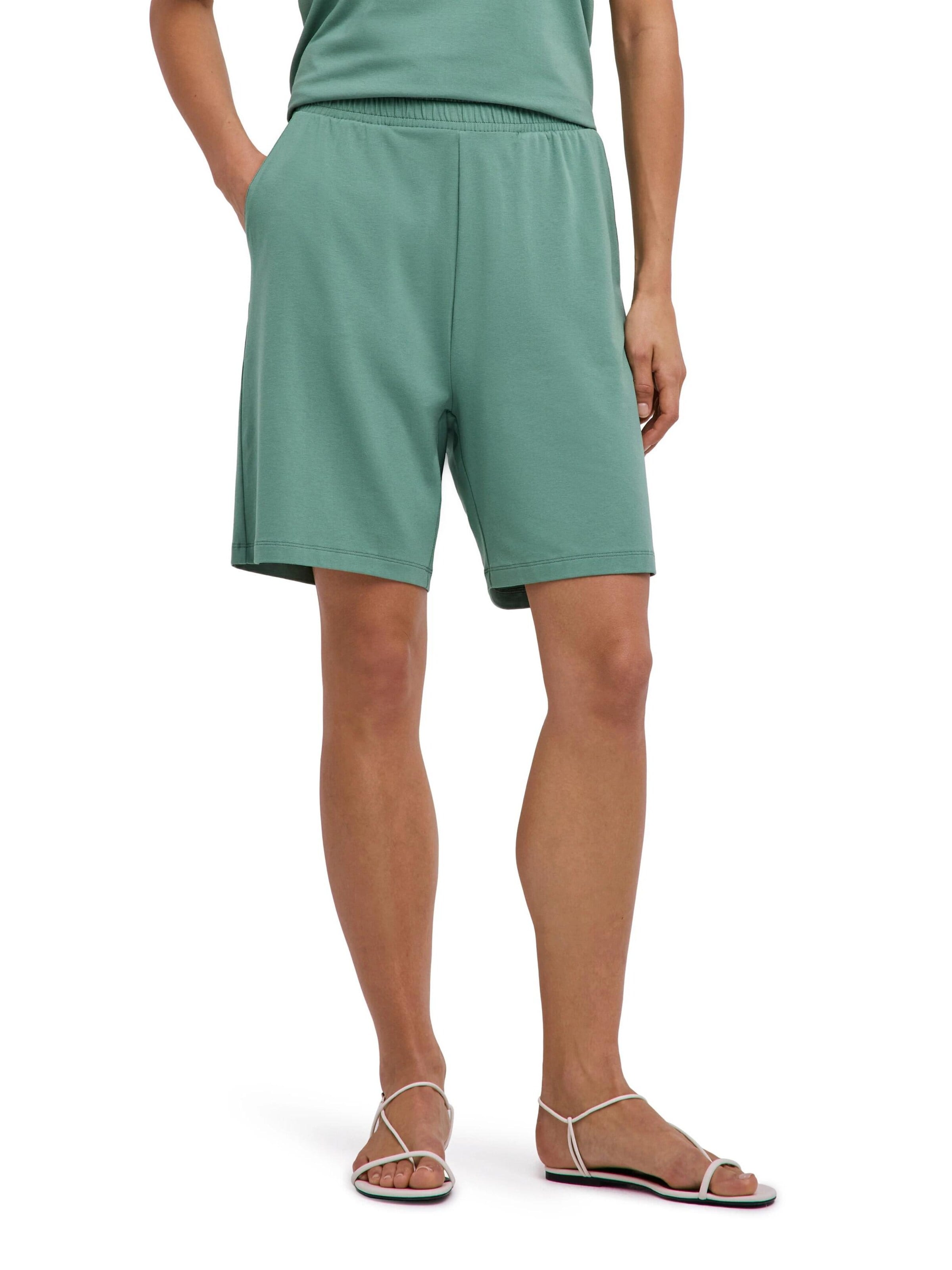 FALKE Sporthose 'Lounge'‌‌‌‌‌ in Grün: Vorderseite