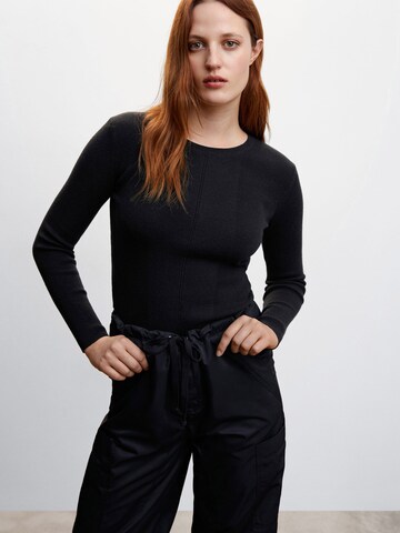 MANGO Sweater 'KARS' in Black: front