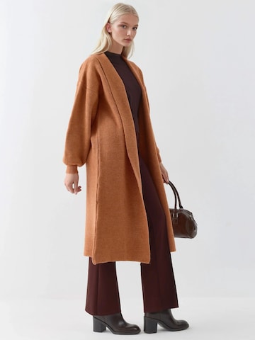 Cappotto in maglia di My fashion in marrone