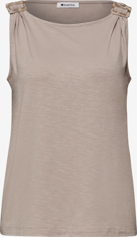 STREET ONE Top in Beige: front