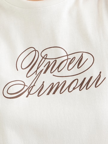 UNDER ARMOUR Λειτουργικό μπλουζάκι σε λευκό