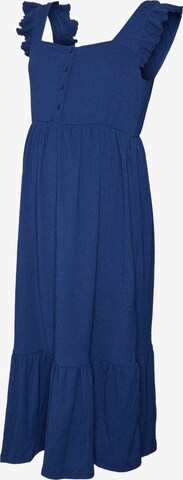 Robe 'Lia' MAMALICIOUS en bleu : devant