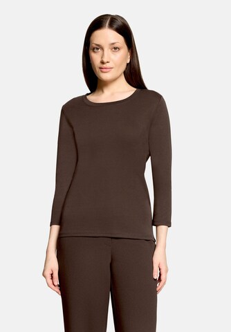 T-shirt Betty Barclay en marron : devant