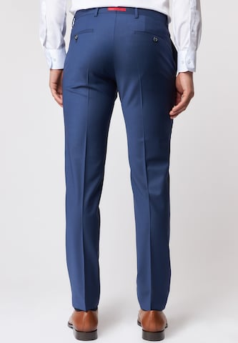ROY ROBSON Slim fit Pleated Pants in Blue