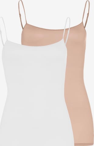 Hanro Unterhemd 'Ultralight' in Beige: Vorderseite