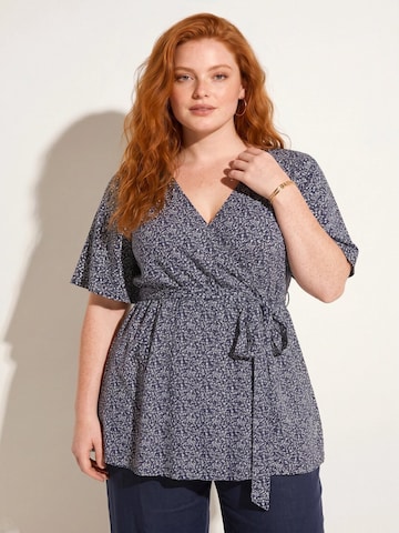 Shape Of You Bluse‌‌‌‌‌‌‌‌‌‌ in Blau: Vorderseite