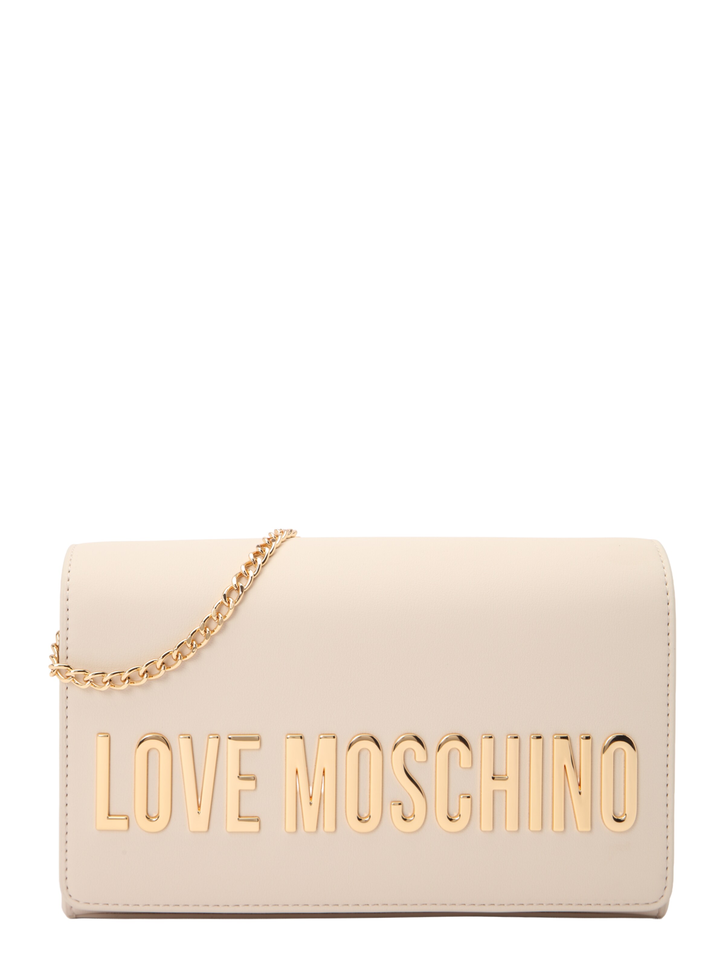 Love Moschino Crossbody bag in Beige: front