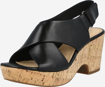 CLARKS Сандали 'Maritsa Lara' в светлокафяво / черно, Преглед на продукта