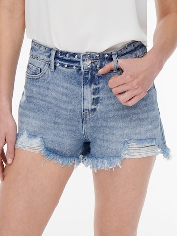 ONLY Regular Shorts 'Pacy' in Blau