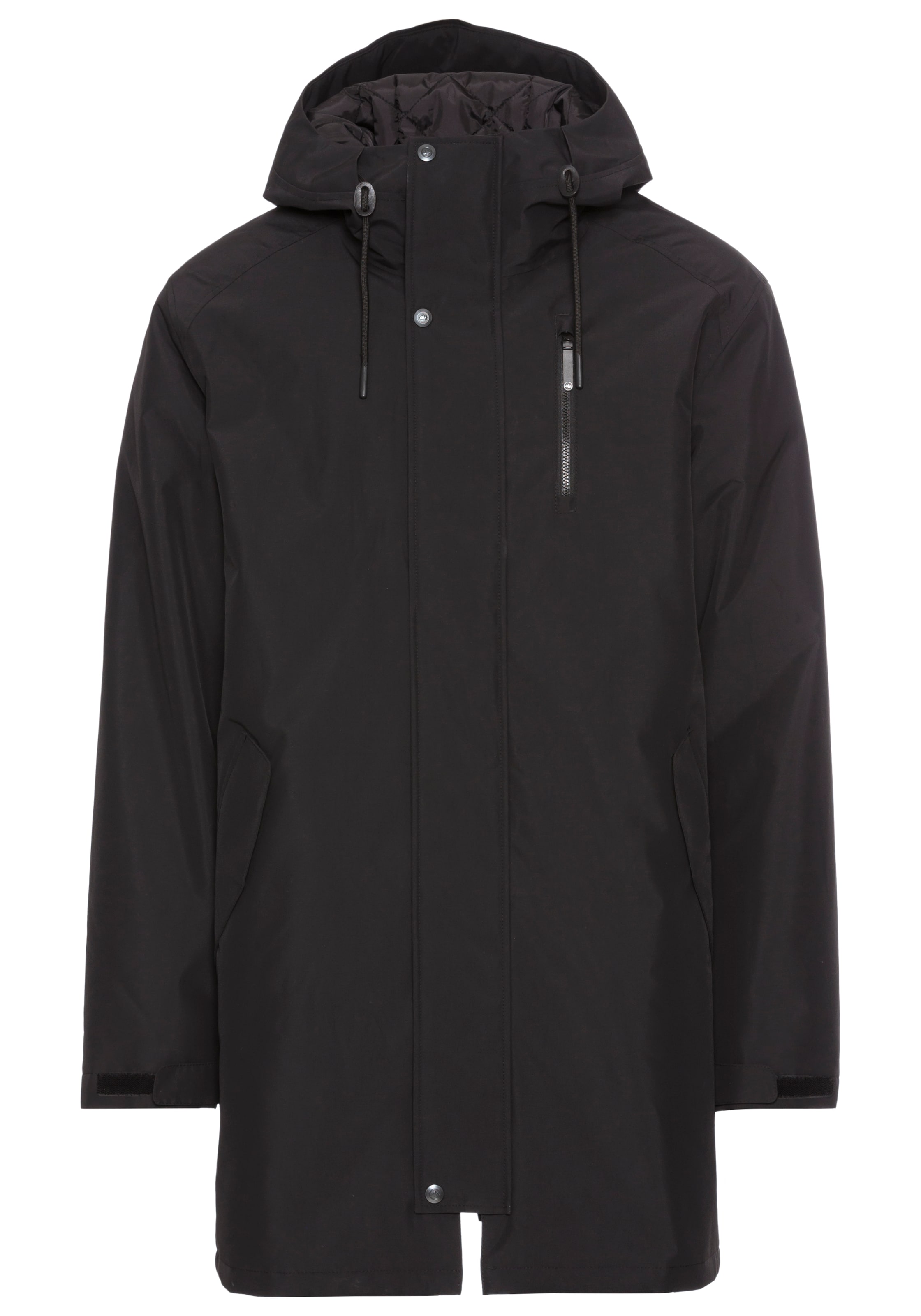 POLARINO Performance Jacket in Black: front