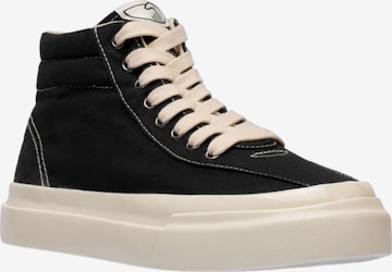 Stepney Workers ClubVisoke tenisice - crna boja: prednji dio