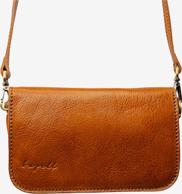 bupell Schultertasche 'Cinzia' in Braun: Vorderseite