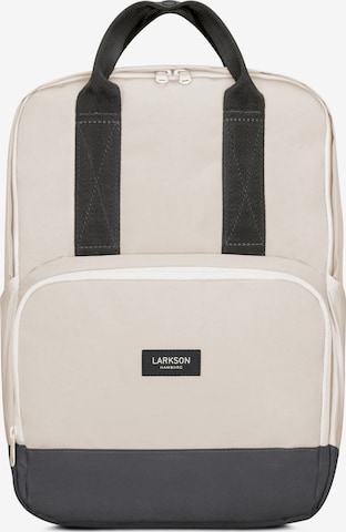 Sac à dos 'No 6' LARKSON en beige : devant